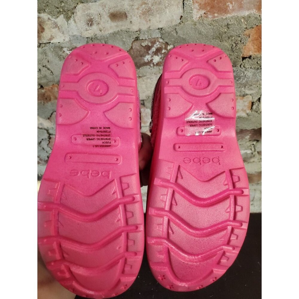 Bebe Shoes Bebe Janessa Clogs Slip On Shoes Womens Sz 7 Pink Glitter G - Picture 5 of 6